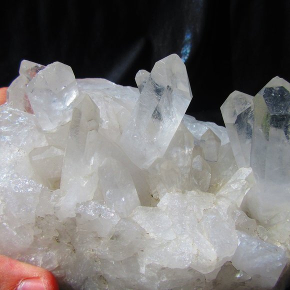 Quartz Crystal Natural Candle Holder Home Decor Accent - Picture 8 of 10